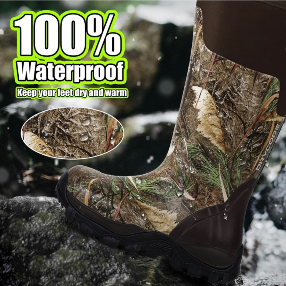 Men Size 8 Waterproof Rubber boots